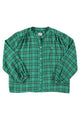Blouse | Green checkered