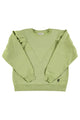 Fitted sweatshirt | Light green w/ little logo print