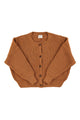 Knitted soft cardigan | Brown