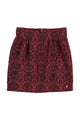 Short skirt | Raspberry w/ snake  print