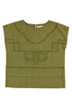 Sleeveless blouse | Army green