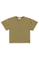 T-shirt w/ short sleeves | Yellow & black stripes