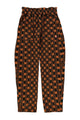 Trousers | Brown & black squares