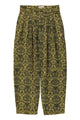 Trousers | Yellow w/ snake print