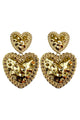 Earrings Golden Hearts