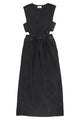 Long dress | Washed black