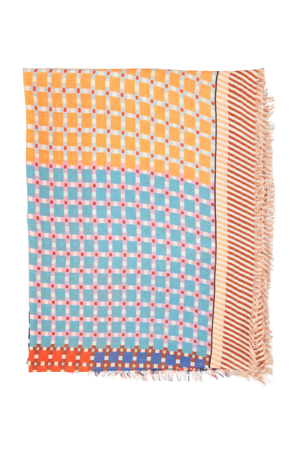 Scarf | Multicolor squares