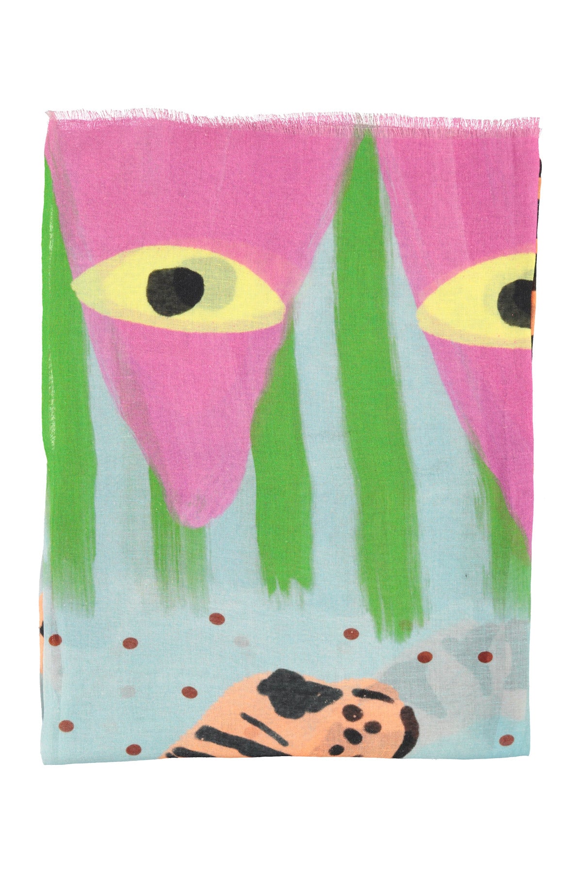 Scarf | Multicolor w/ black tiger