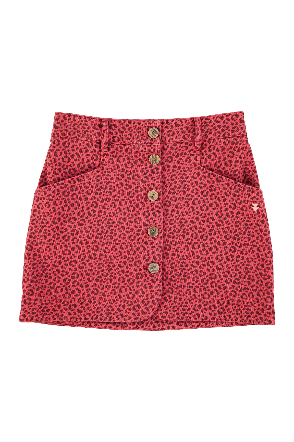 Short skirt | Pink w/ animal print
