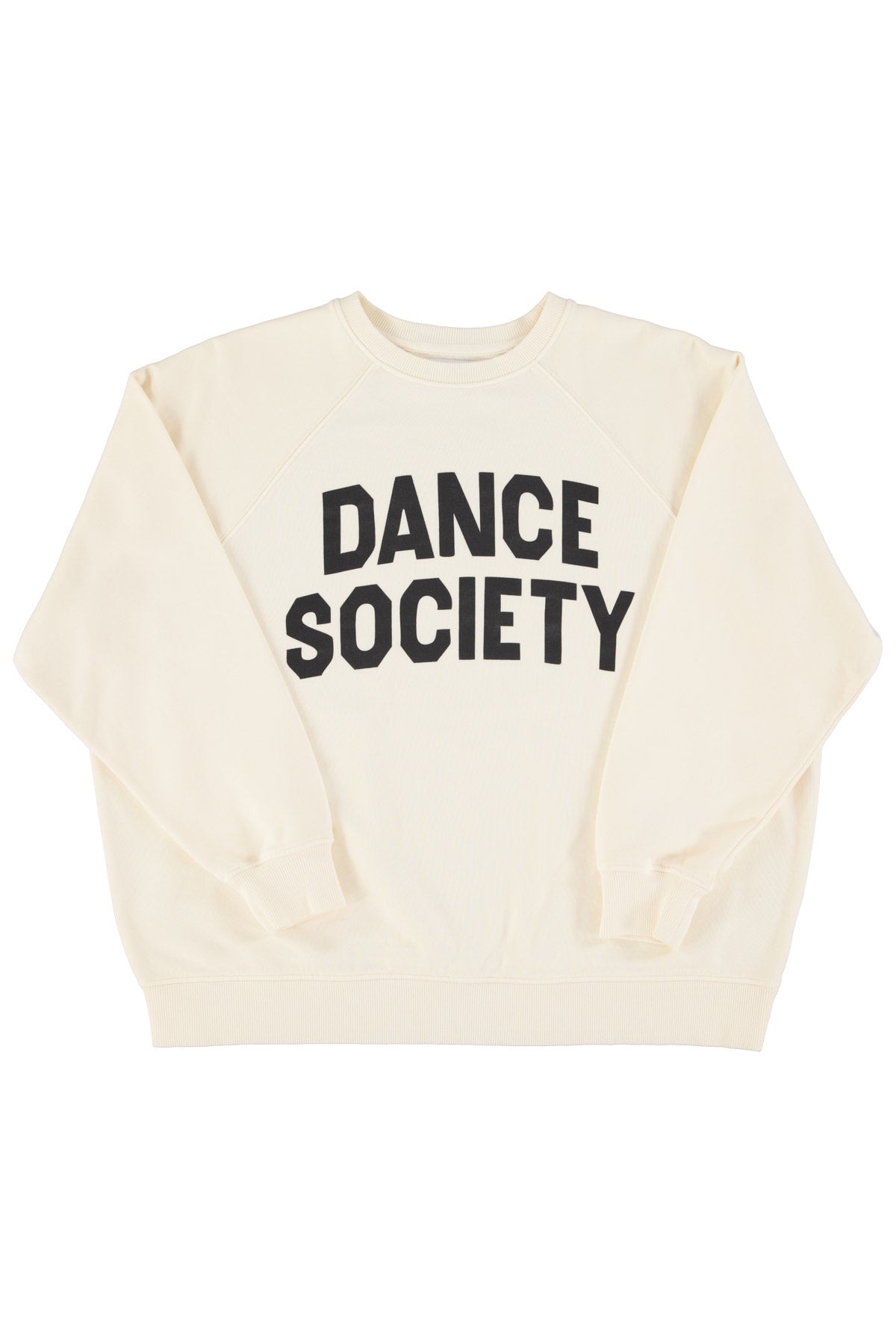 Sweatshirt | Ecru w/ "dance society" print