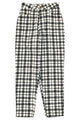 Trousers | Black & ecru squares