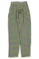 Trousers | Black w/ ecru flowers