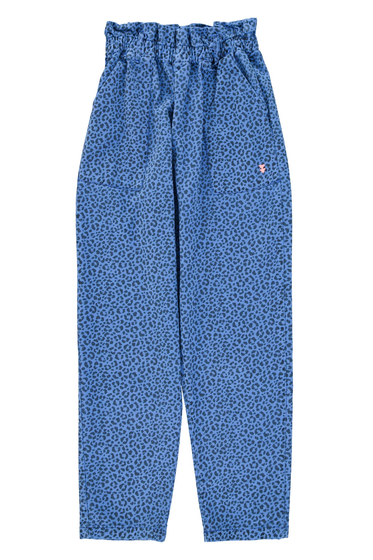 Trousers | Blue w/ animal print
