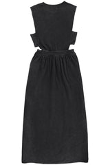 Long dress | Washed black