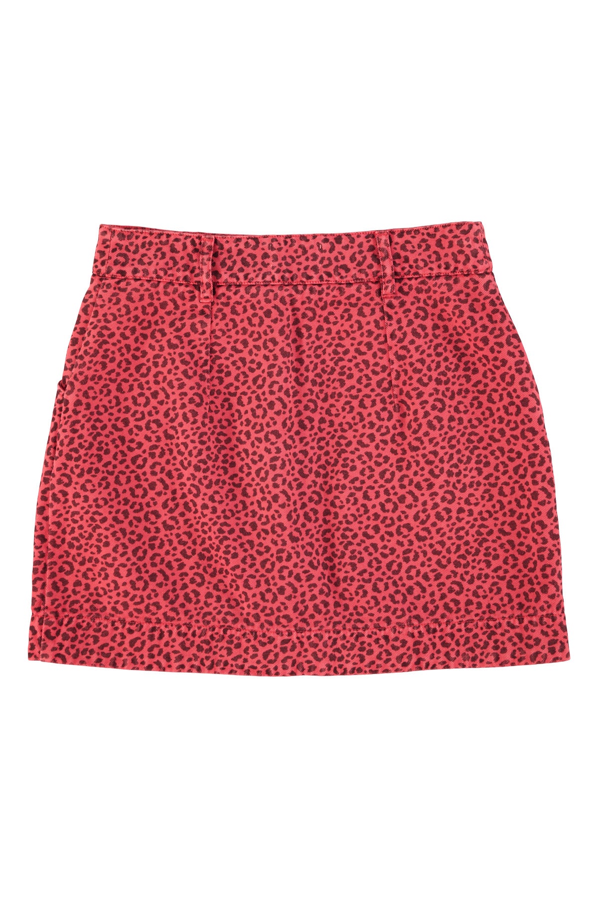Short skirt | Pink w/ animal print