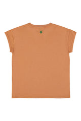 Short sleeve t-shirt | Terracotta w/ "dance at the kellerman" print