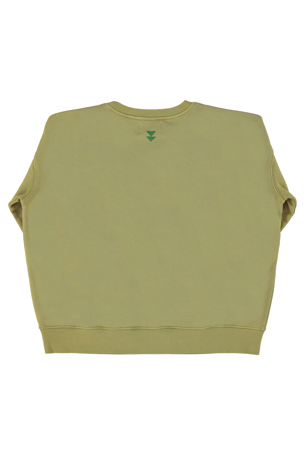 Sweatshirt | Olive green w/ "dance club" print