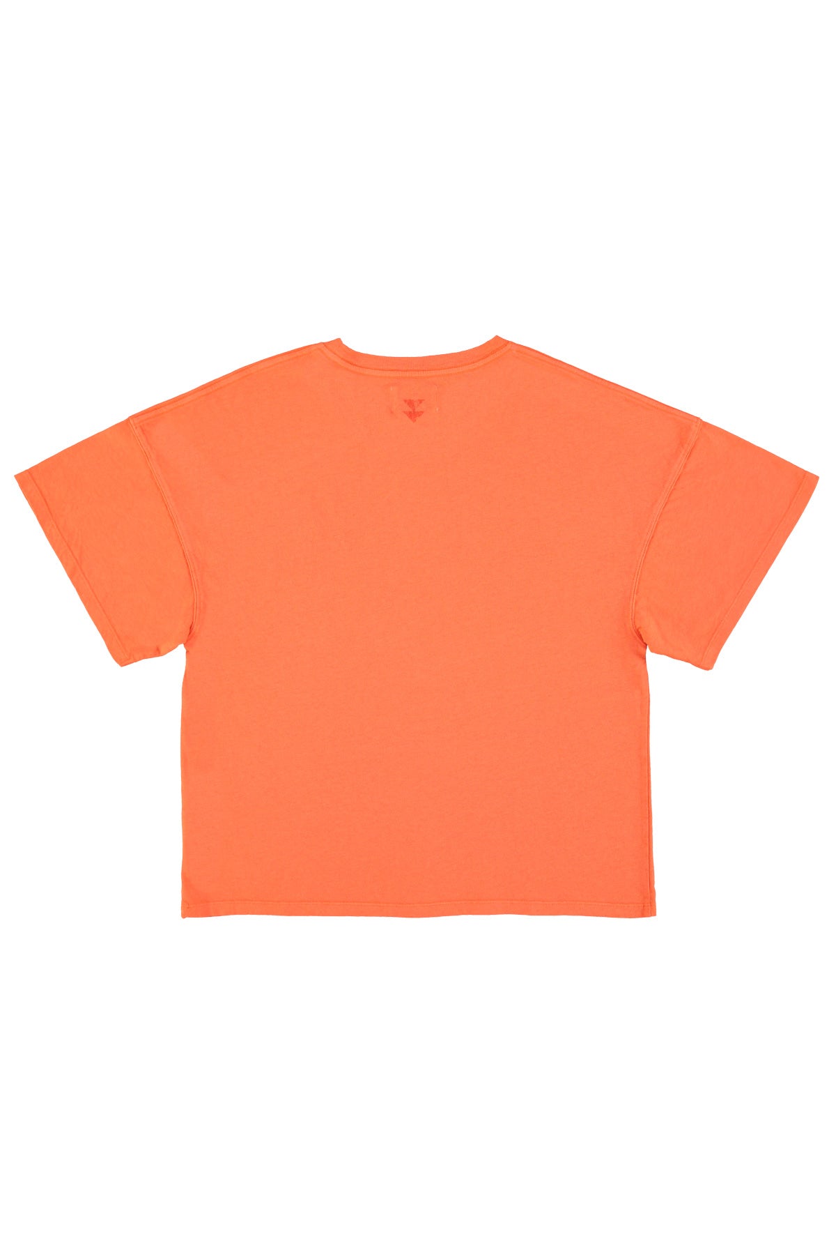 T-shirt w/ short sleeves | Orange w/ "baby" print