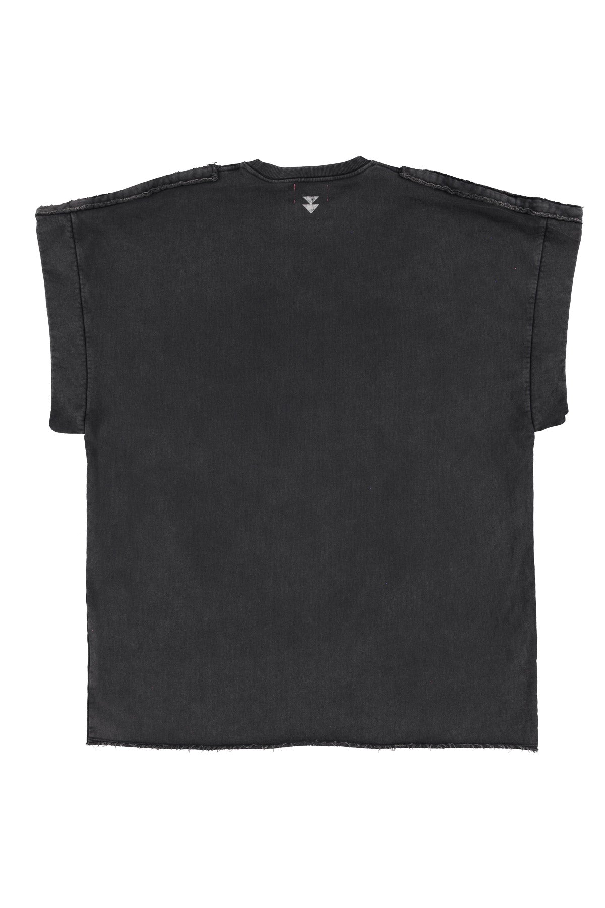 Tshirt dress | Washed black w/ "dance society" print