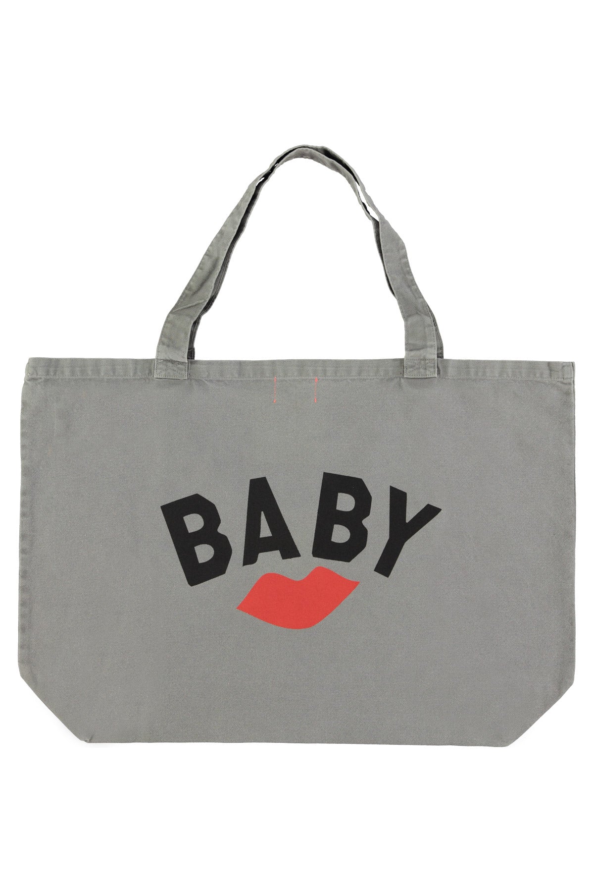 XL bag | Grey w/ "baby" print