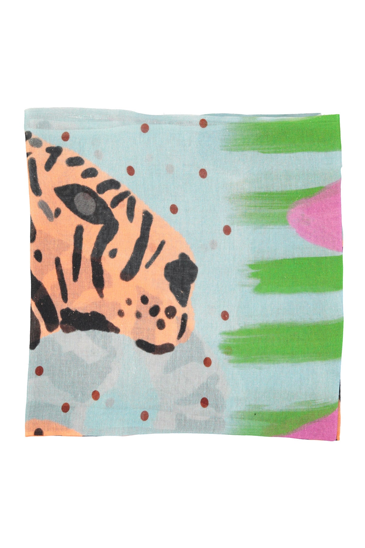 Scarf | Multicolor w/ black tiger