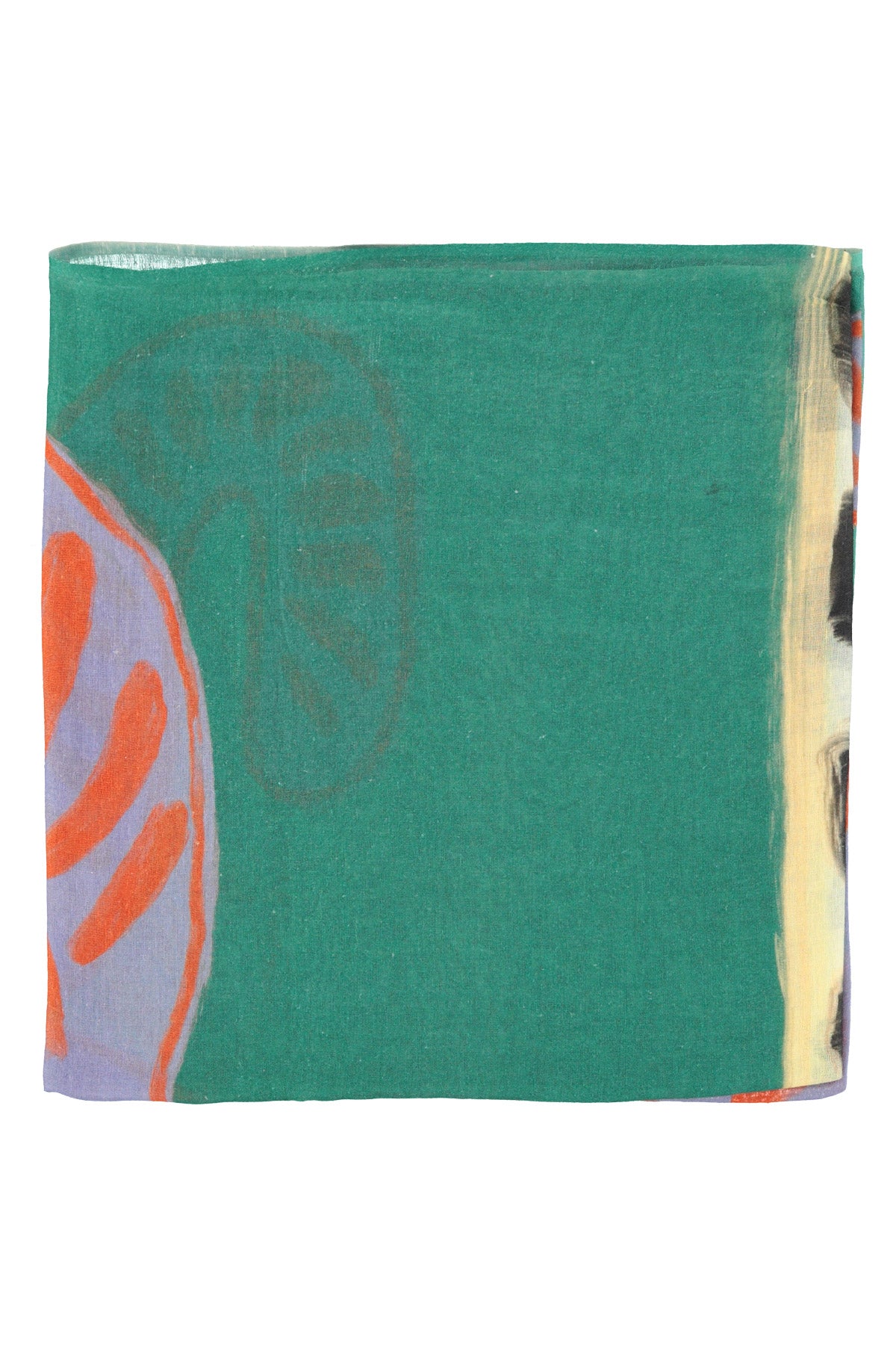 Scarf | Multicolor w/ orange tiger