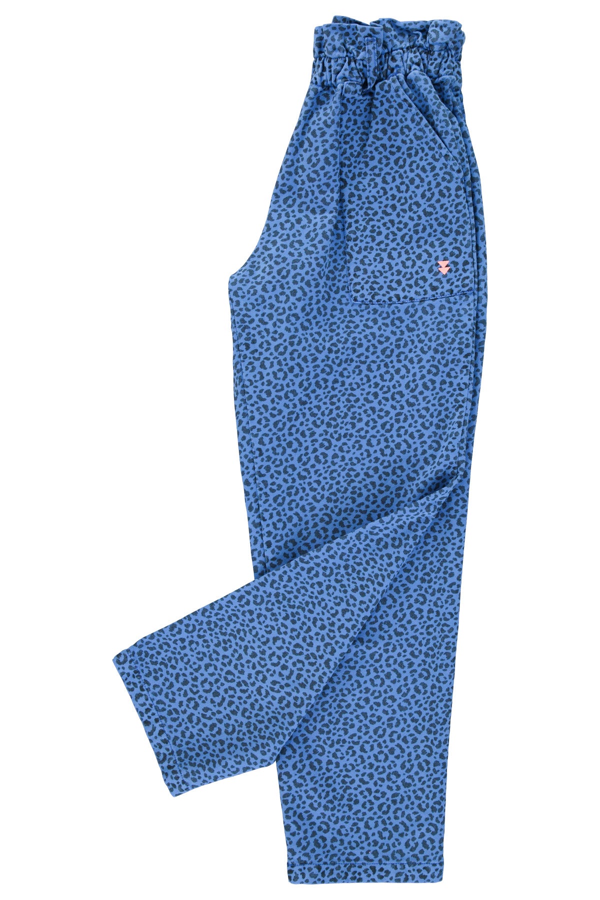 Trousers | Blue w/ animal print