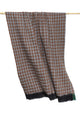 Wool Echarpe | Checkered Brown