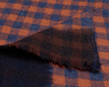 Wool Echarpe | Checkered Orange