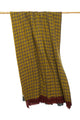 Wool Echarpe | Checkered Pistachio