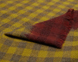 Wool Echarpe | Checkered Pistachio
