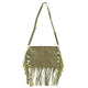 Bag with fringes | Green