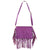 Bag with fringes | Purple