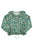 Blouse | Green w/ flowers