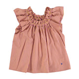 Blouse | Yellow & fuchsia stripes