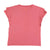 Double short sleeve t-shirt | Pink w/ "mick jagger" print