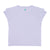Double short sleeve t-shirt | lavender w/ "love" print