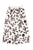 Embroidered long skirt | White & black