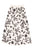 Embroidered long skirt | White & black