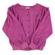 Fitted cardigan | Fuchsia