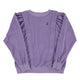 Fitted sweatshirt | Purple w/ little logo print