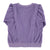 Fitted sweatshirt | Purple w/ little logo print