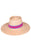 Hat | Violet, pink & white