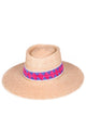 Hat | Violet, pink & white