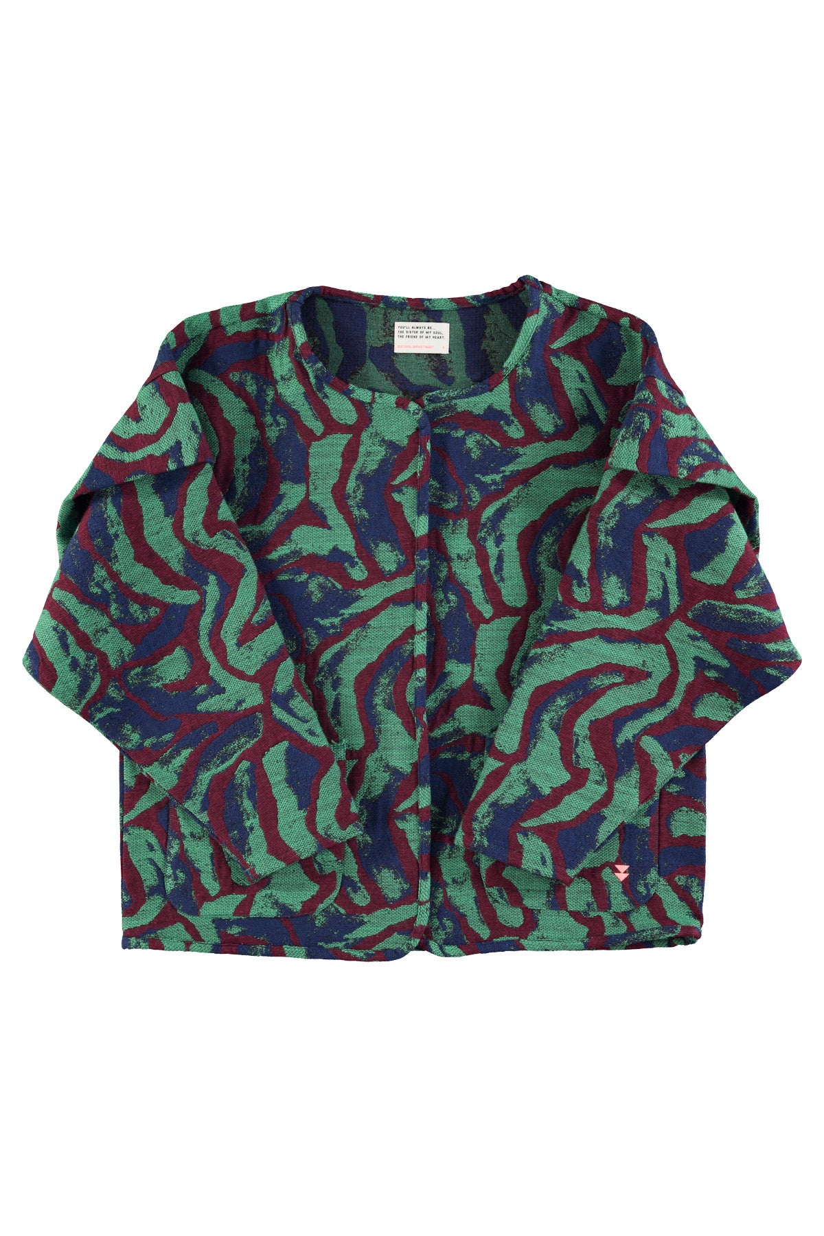 Jacket | Multicolor pattern (green)