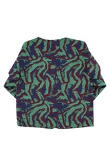 Jacket | Multicolor pattern (green)