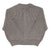 Knitted soft cardigan | Grey w/ golden lurex