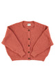 Knitted soft cardigan | Old pink