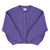 Knitted soft cardigan | Purple w/ golden lurex