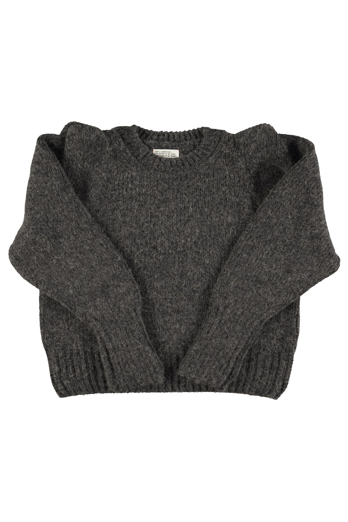 Knitted soft sweater | Grey